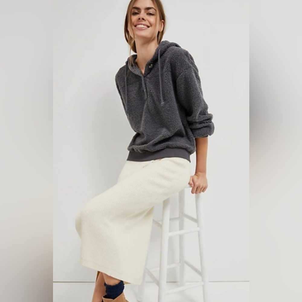 Anthropologie Callan Sherpa Hoodie